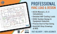 do hvac cooling load calculations, design and equipment selection using hap