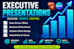 design professional business pitch deck and powerpoint presentation