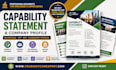 design a capability statement and company profile for government bids