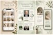 design aesthetic boho y2k brand graphics editable canva social planner templates