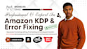 format your ebook, proofread, edit ebook for amazon KDP, fix KDP errors