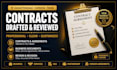 draft, review and revise contracts and business agreements