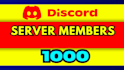 add 1000 discord server members