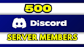 500 real discord server members