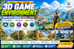 design 3d game environment game level design in unreal engine open world rig