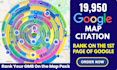 help your gmb ranking with 19950 google map citations