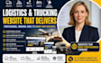design trucking logistics freight transportation moving website