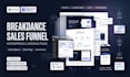 create breakdance builder sales funnel landing page for wordpress