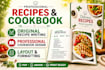 write and design a professional cookbook or recipe  book
