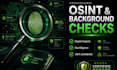 conduct professional osint and background checks