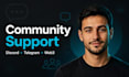 moderate and support your discord or telegram community