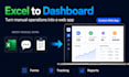 turn your excel operations into a custom web app dashboard