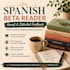 beta read your spanish book or manuscript