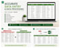 do accurate data entry and data processing