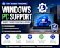windows PC support remote troubleshooting and repair
