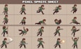 draw pixel art animation pixel art sprite sheet pixel 8bit character sheet