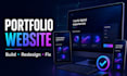 build or fix a responsive portfolio website