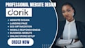 build professional and responsive business website on dorik