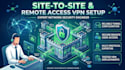 setup site to site and remote access VPN