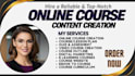 develop real estate training, airbnb, property management, video course creation