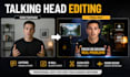 edit talking head videos with captions and b roll