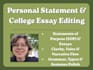 edit and proofread your college essay, personal statement, and sop
