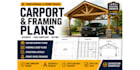 design carport plans, garage framing plans structural drawings