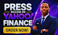 submit press release pr distribution publish your article on yahoo finance
