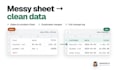 clean and merge your messy excel and CSV data