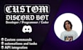 create custom discord bots with advanced features