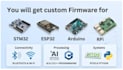 develop esp32 esp8266 stm32 raspberry pi firmware and j1939 embedded systems