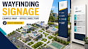 design wayfinding signage campus map office directory and facility navigation