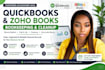 do quickbooks and zoho books bookkeeping, cleanup and reconciliation
