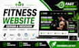 fitness website designer  framer, wix, wordpress,  squarespace