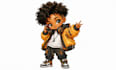 design a unique chibi character with personality