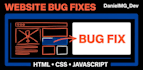 fix html css and javascript issues on your website