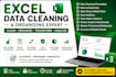 clean excel data split merge files and remove duplicates