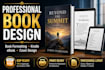 do book cover, book formatting, book layout, ebook design