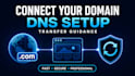 connect, transfer, point or setup domain and add custom domain to website