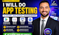 provide 20 testers closed testing 12 tester mobile app testing 12 testers