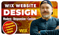 design a modern responsive wix website
