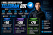 develop a custom python telegram bot using aiogram