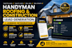 generate handyman construction roofing leads, construction jobber integration