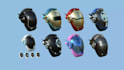 create 3d helmet model with realistic details for printing