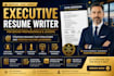 write an ats executive resume CV for senior professionals