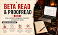 beta read and proofread your high fantasy, grimdark fantasy, sci fantasy novel