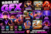render high CTR roblox gfx, thumbnails, icons, pfp and game art for any use