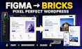 convert figma to bricks builder wordpress website with pixel perfect site design