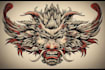 make a traditional japanese irezumi tattoo