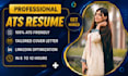 design a professional ats friendly CV resume